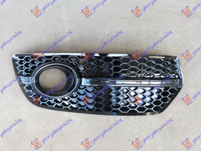 RESETKA PREDNJEG BRANIKA (SA MAGLENKOM) (CRNI OKVIR) (S-LINE) - DESNO