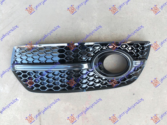 RESETKA PREDNJEG BRANIKA (SA MAGLENKOM) (CRNI OKVIR) (S-LINE) - LEVO