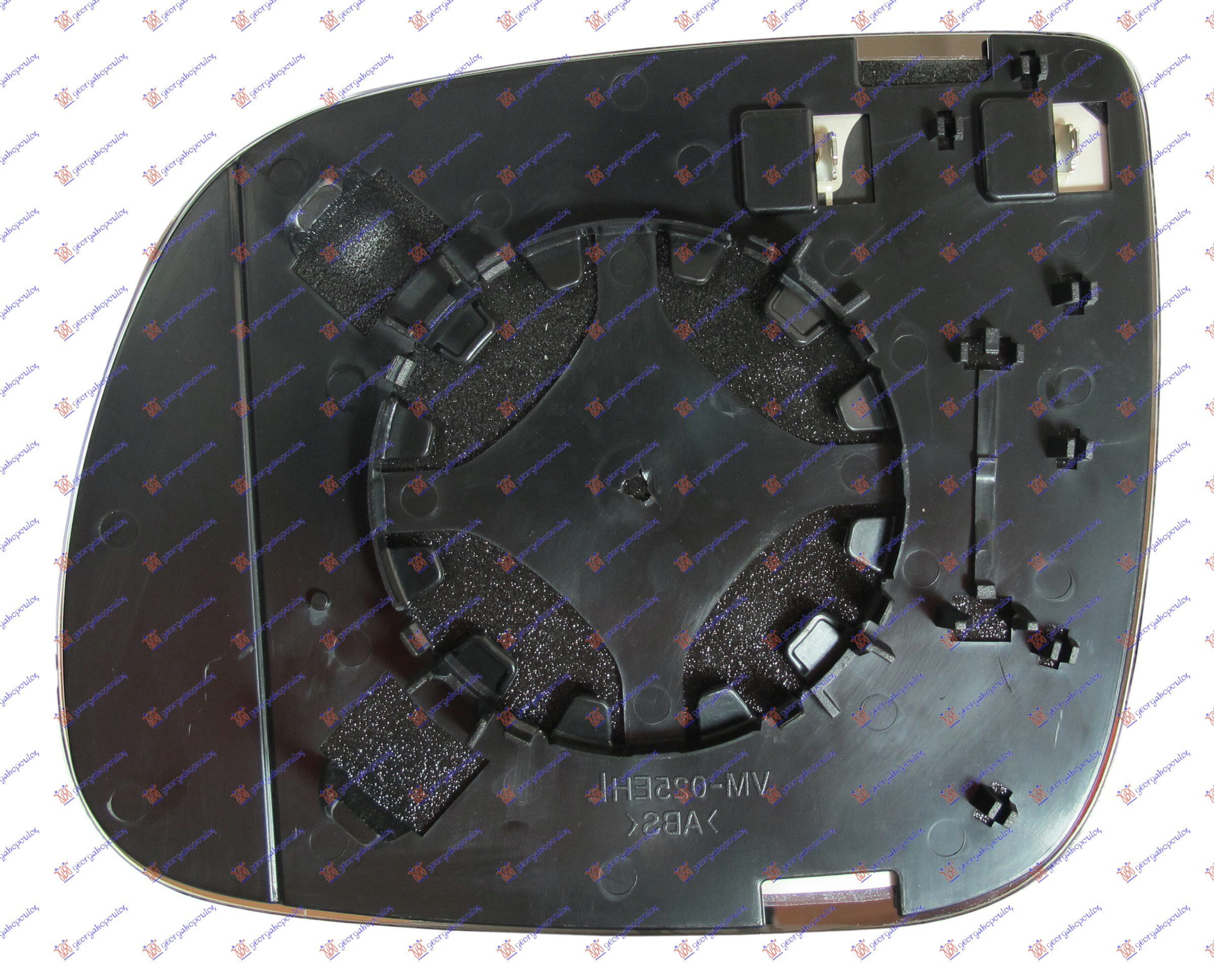 STAKLO RETROVIZORA SA GREJACEM (KONVEKSNO) - DESNO