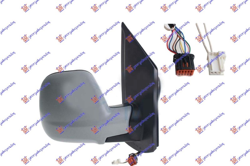 RETROVIZOR ELEKTRICNI SA GREJACEM PM (ELEKTRO-SKLOPIV) (SENZOR) (MRTAV UGAO) (9+