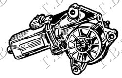 PODIZAC PREDNJEG PROZORA ELEKTRICNI (BEZ MOTORA) - LEVO