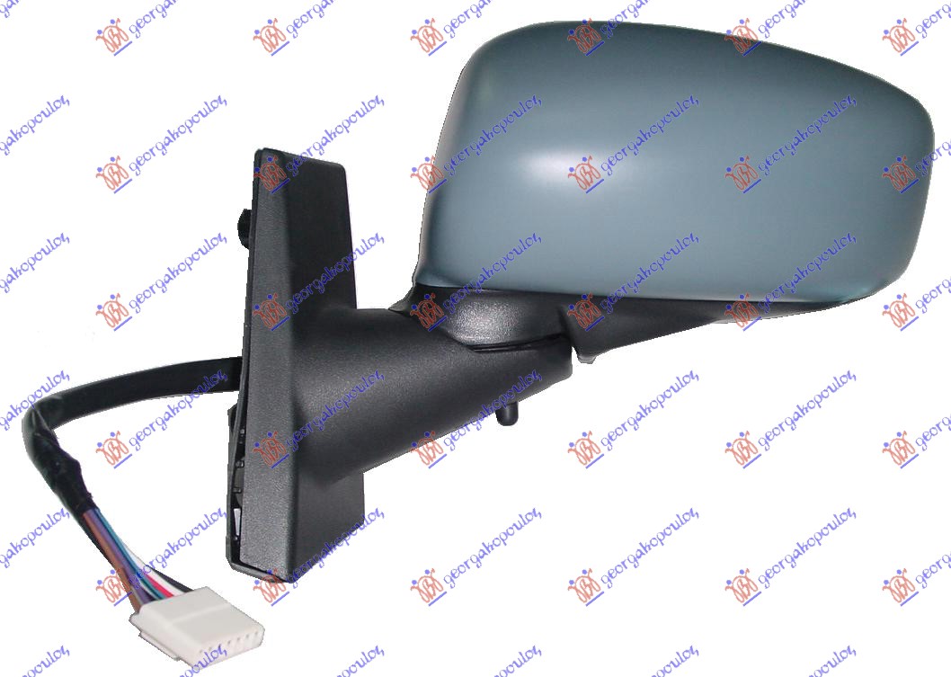 RETROVIZOR ELEKTRICNI SA GREJACEM PM (SENZOR) -09 (A KVALITET) (KONVEKSNO STAKLO - LEVO