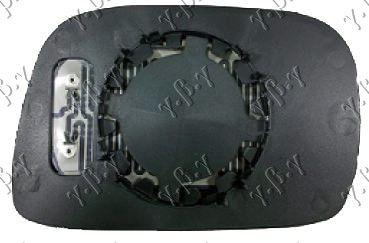 STAKLO RETROVIZORA SA GREJACEM (KONVEKSNO) - DESNO