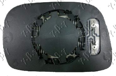 STAKLO RETROVIZORA SA GREJACEM (KONVEKSNO) - LEVO