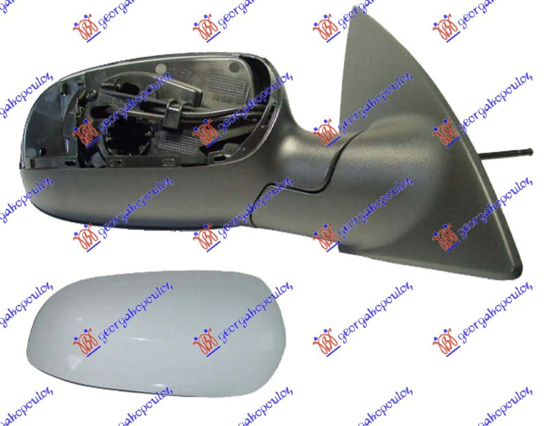 RETROVIZOR MEHANICKI SA SAJLOM PM (KONVEKSNO STAKLO) - DESNO