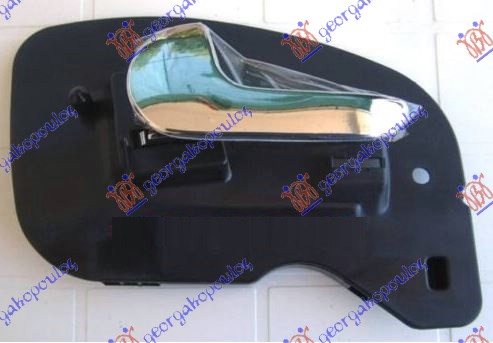 KVAKA PREDNJIH VRATA UNUTRASNJA SREBRNA - LEVO