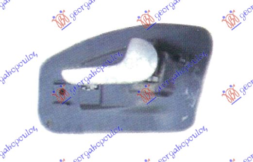 KVAKA ZADNJIH VRATA UNUTRASNJA SREBRNA - DESNO