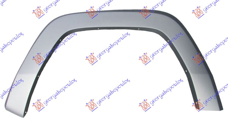 RUB PLASTICNI PREDNJEG BLATOBRANA (STANDARD) - LEVO