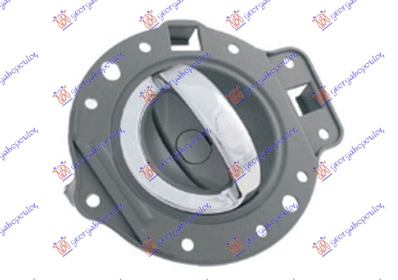 KVAKA PREDNJIH VRATA UNUTRASNJA HROM - LEVO