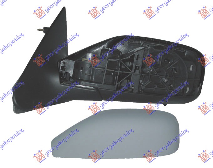 RETROVIZOR ELEKTRICNI SA GREJACEM PM (ELEKTRO-SKLOPIV) (A KVALITET) (ASFERICNO S - LEVO