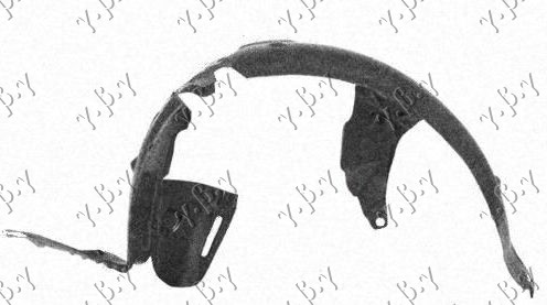 ZADNJE POTKRILO PLASTICNO - DESNO