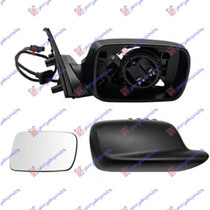 RETROVIZOR (SAMO KUCISTE) ELEKTRICNI SA GREJACEM - DESNO