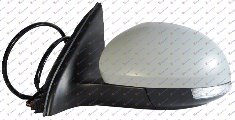 RETROVIZOR ELEKTRICNI SA GREJACEM PM (ELEKTRO-SKLOPIV) (MIGAVAC) (SVETLO) (ASFER - LEVO