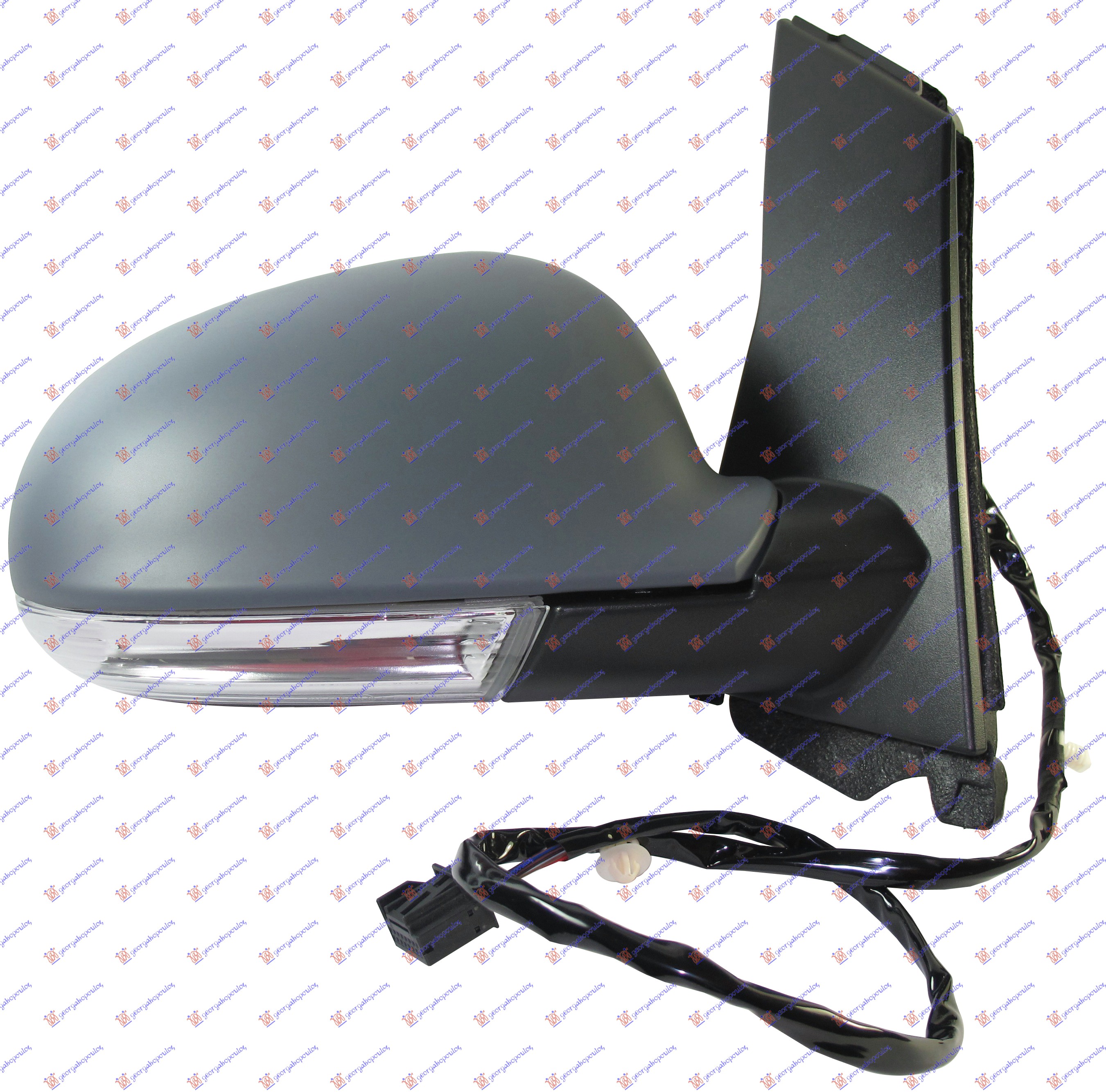 RETROVIZOR ELEKTRICNI SA GREJACEM PM (MIGAVAC) (ASFERICNO STAKLO) - DESNO