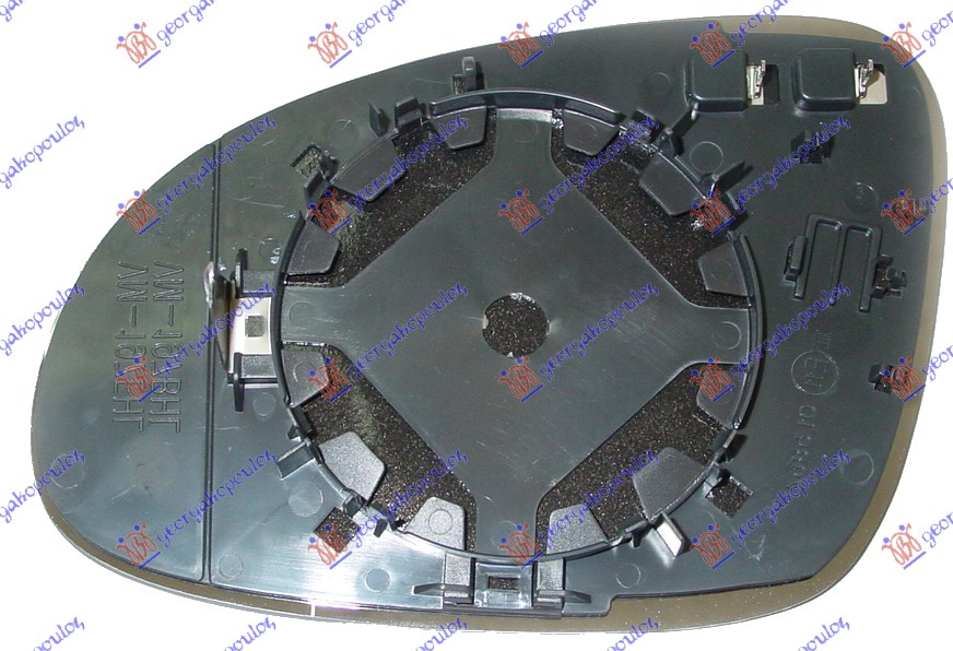 STAKLO RETROVIZORA SA GREJACEM (KONVEKSNO) - DESNO