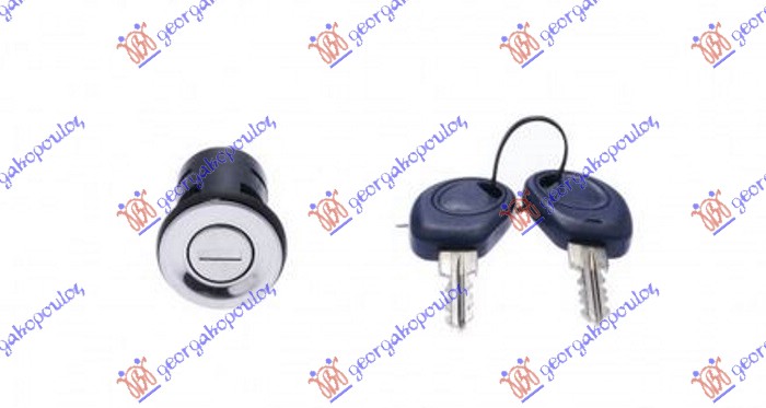 CILINDAR BRAVE 3 VRATA (1 CILINDAR + 2 KLJUCA) - DESNO