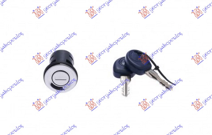 CILINDAR BRAVE 3/5 VRATA (1 CILINDAR + 2 KLJUCA) - LEVO