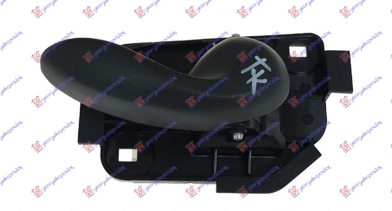 KVAKA PREDNJIH/ZADNJIH VRATA UNUTRASNJA CRNA - DESNO