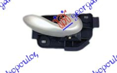 KVAKA PREDNJIH/ZADNJIH VRATA UNUTRASNJA SREBRNA - LEVO