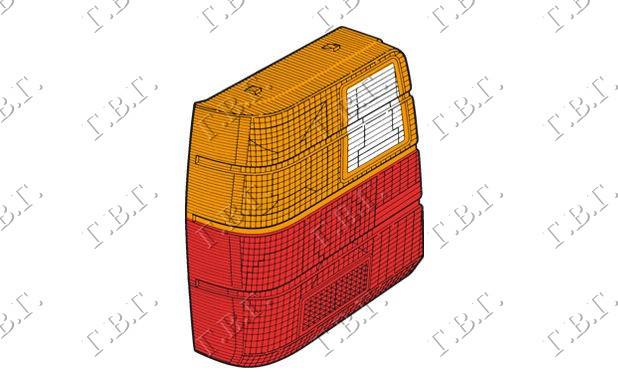 STAKLO STOP LAMPE - LEVO