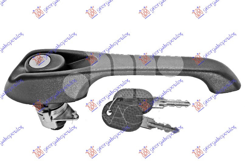 KVAKA PREDNJIH VRATA SPOLJASNJA KOMPLET 91- - DESNO