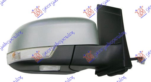 RETROVIZOR ELEKTRICNI SA GREJACEM PM (ELEKTRO-SKLOPIV) (MIGAVAC) (SVETLO) (ASFER