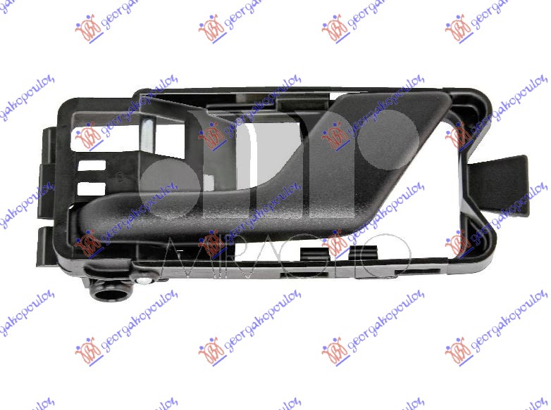 KVAKA PREDNJIH VRATA UNUTRASNJA CRNA - LEVO