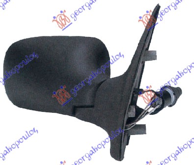 RETROVIZOR MEHANICKI SA SAJLOM 3 VRATA (A KVALITET) (KONVEKSNO STAKLO) - DESNO