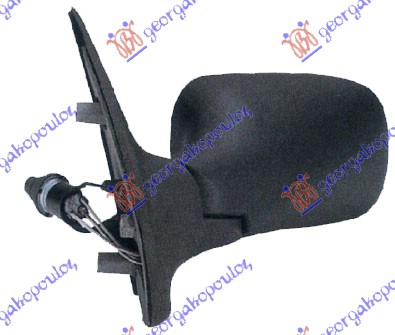 RETROVIZOR MEHANICKI SA SAJLOM 3 VRATA (A KVALITET) (RAVNO STAKLO) - LEVO