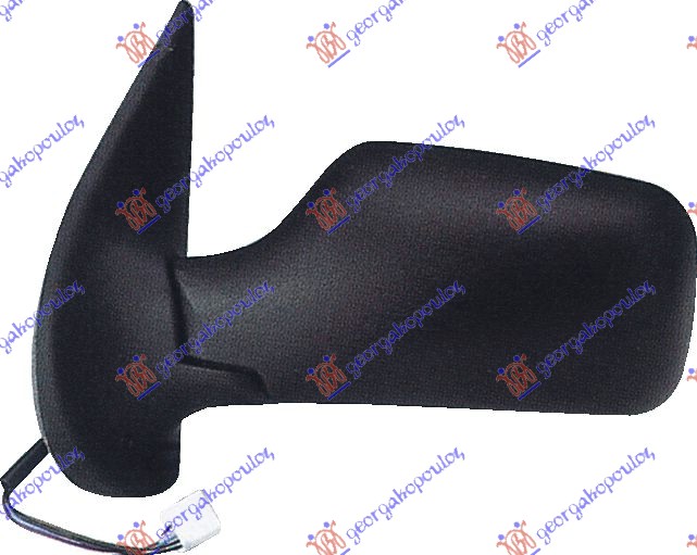 RETROVIZOR ELEKTRICNI 3 VRATA (RAVNO STAKLO) - LEVO