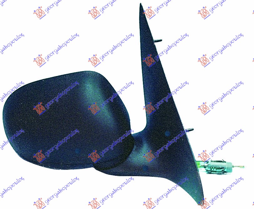 RETROVIZOR MEHANICKI SA SAJLOM (A KVALITET) (KONVEKSNO STAKLO) - DESNO