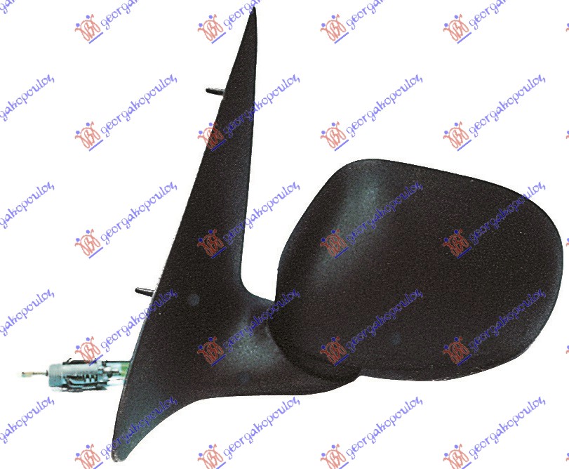 RETROVIZOR MEHANICKI SA SAJLOM (A KVALITET) (RAVNO STAKLO) - LEVO