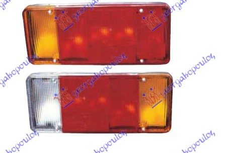 STAKLO STOP LAMPE (OTVORENA KAROSERIJA) - LEVO