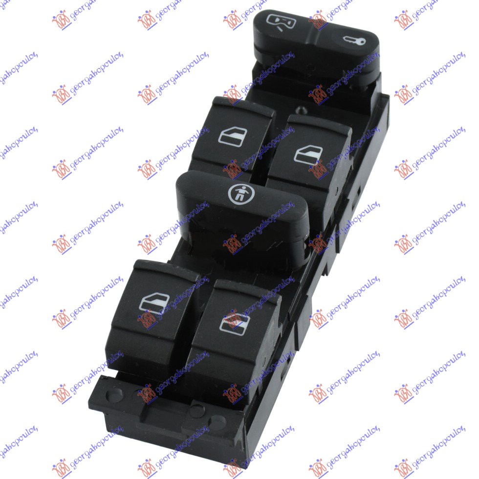 PREKIDAC U PREDNJIM VRATIMA (4 TASTERA) (13 PIN) - LEVO