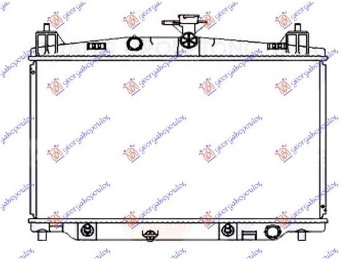 HLADNJAK MOTORA 1.3/1.5 16V (AUTO) (+/-AC) (35x55x1.6) (KOYO)
