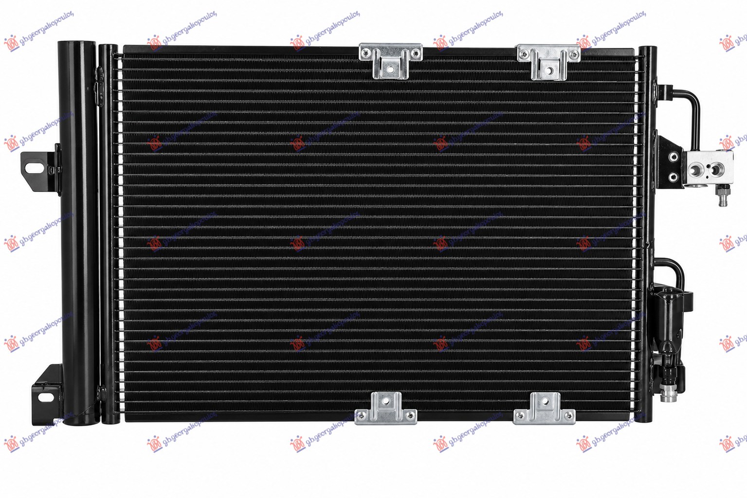 HLADNJAK KLIME ASSY (2002-2004) (555x382x16) (HOSE - FILTER OPPOSITE SIDE) (NRF)