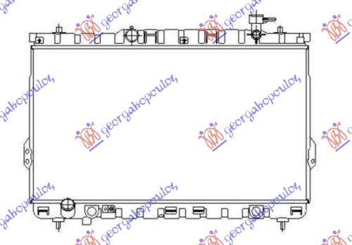 HLADNJAK MOTORA 2.0/2.4 BENZIN (MAN) (+/-AC) (720x400) (VALEO)