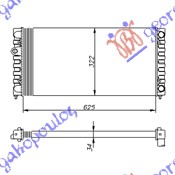 HLADNJAK MOTORA 1.6/1.8/2.0i8V/1.9TDi (630x320x32)