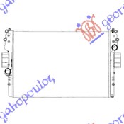 HLADNJAK MOTORA 2.8D-TDi (+AC) (65x45x37) (VALEO)