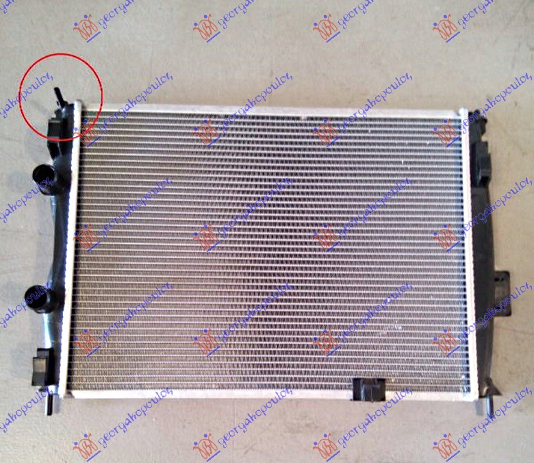 HLADNJAK MOTORA 1.6/2.0 BENZIN (590x450x26) (ODUSAK LEVO) (NISSENS)