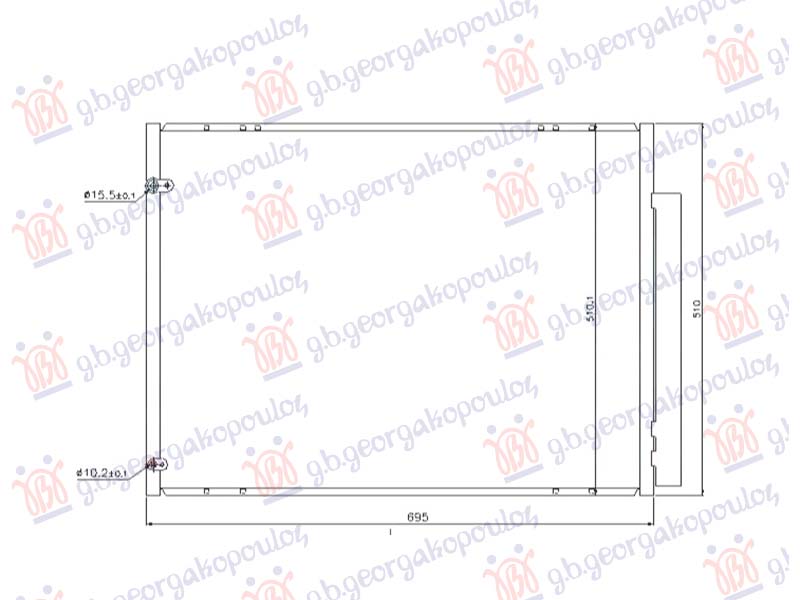 HLADNJAK KLIME (RX350) 3.5 BENZIN (AUTO) (695x510)