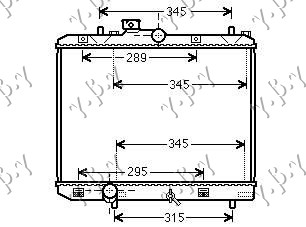 HLADNJAK MOTORA (MAN) (375x500x16)