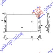 HLADNJAK MOTORA 2.2 CiTD (67x36.5) (NISSENS)