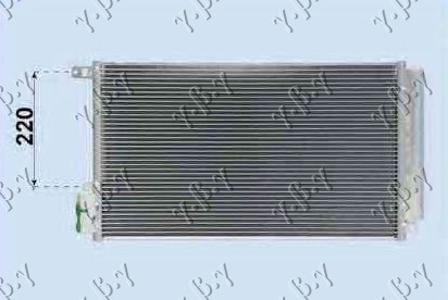 HLAD KLIME 1.4i16V (57x33x1.6)