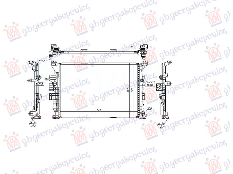HLADNJAK MOTORA 1.6 BENZIN - 1.8 DIZEL (MAN) (640x429) (NRF)