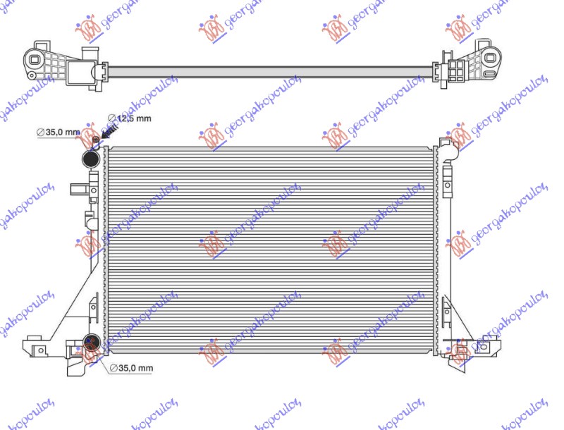 HLADNJAK MOTORA 2.3 DCI DIZEL (MANUELNI/AUTOMATSKI) (773x469) (NRF)