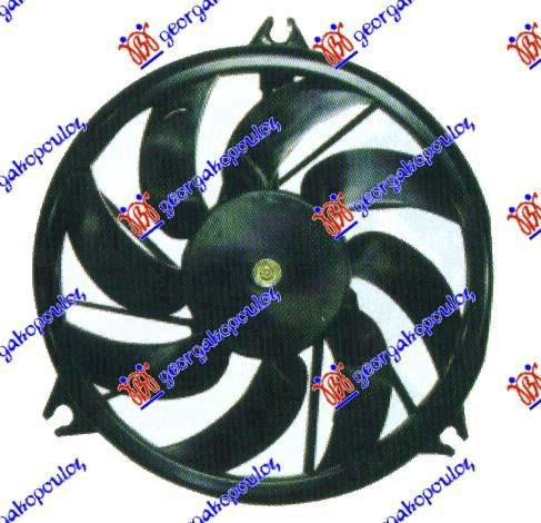 VENTILATOR (BENZIN/DIZEL) (+AC) (KOCKASTI KONEKTOR)