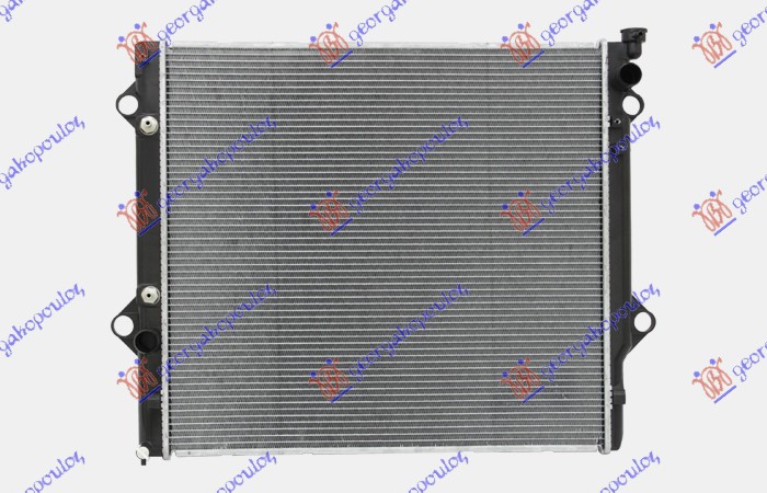 HLADNJAK MOTORA 4.0I V6 (MAN/AUTO) (+/-AC) (65x59.8x2.6) (NRF)