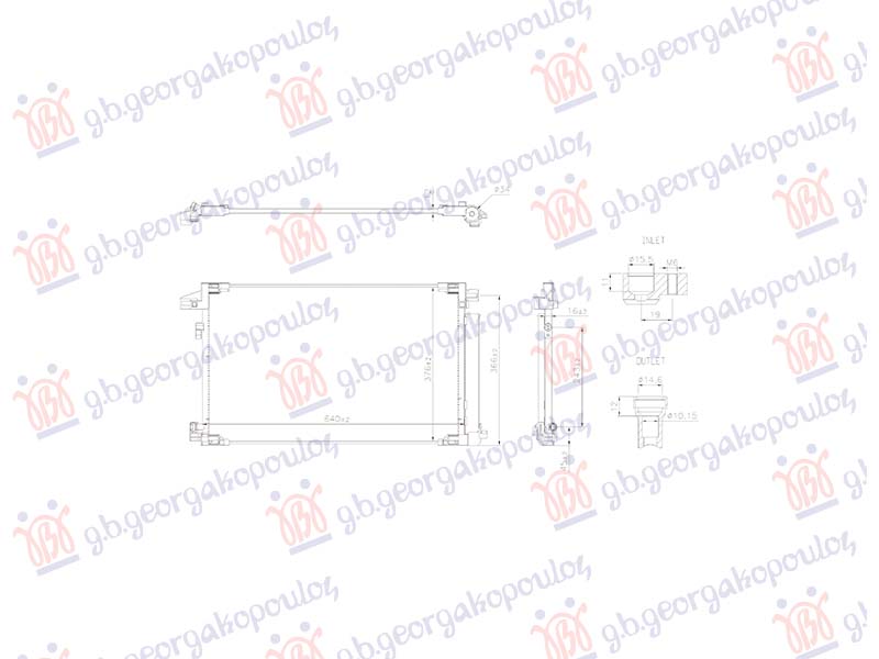 HLADNJAK KLIME 1.6 BENZIN (624x376) (NISSENS)