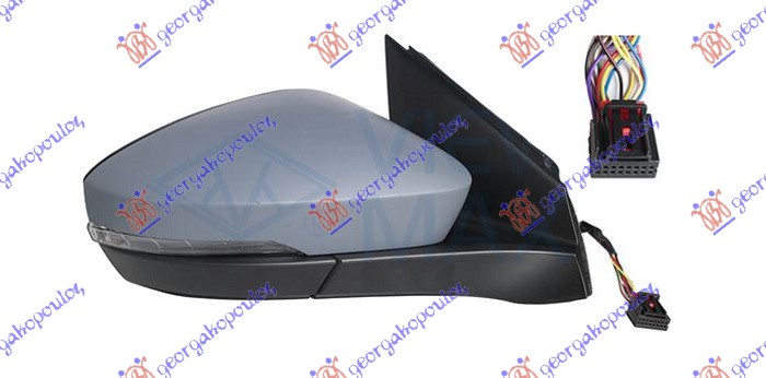RETROVIZOR ELEKTRICNI SA GREJACEM PM (ELEKTRO-SKLOPIV) (MEMORIJA) (14 PIN) (A KV - DESNO